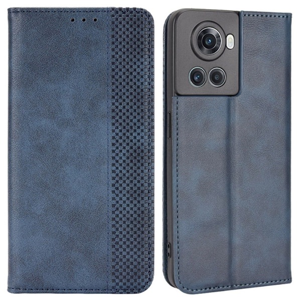 Bofink Vintage läder OnePlus 10R / OnePlus Ace fodral - Blå Blå