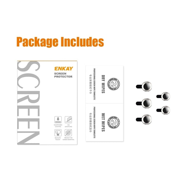 ENKAY Samsung Galaxy S22 Ultra karkaistua lasia alumiiniseoksesta kameran linssin suojus - Hopea Silver grey