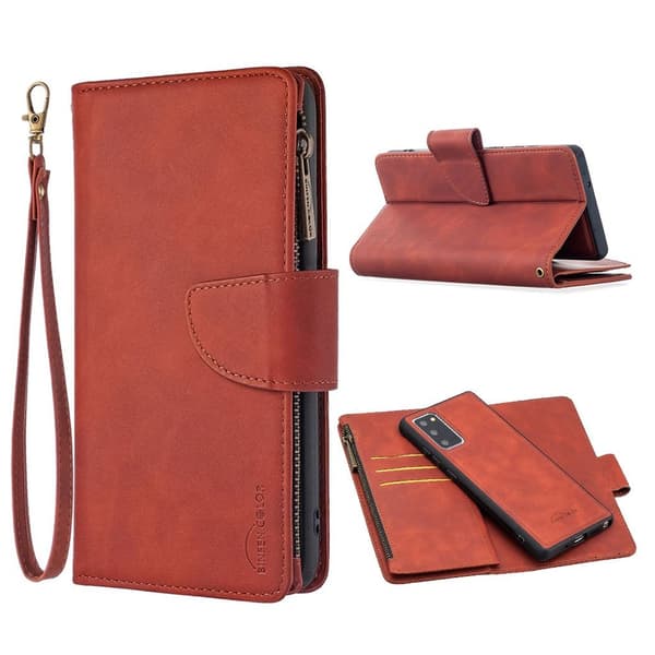 Premium Pung Samsung Galaxy Note 20 Flip Etui - Orange Orange