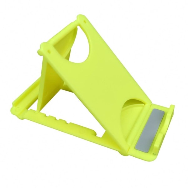 Universal foldable phone holder - Yellow Yellow