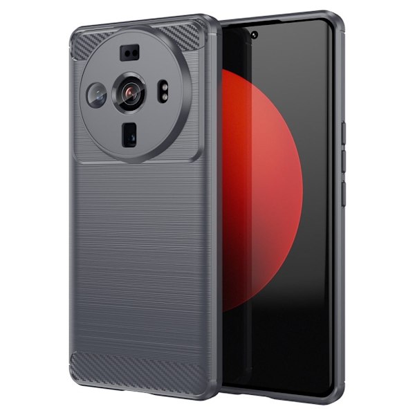 Carbon Flex Xiaomi 12S Ultra skal - Silver/Grå Silvergrå