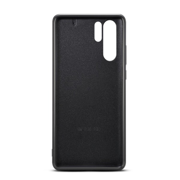 Huawei P30 Pro konstläderklätt skal - Mörkgrå Silvergrå