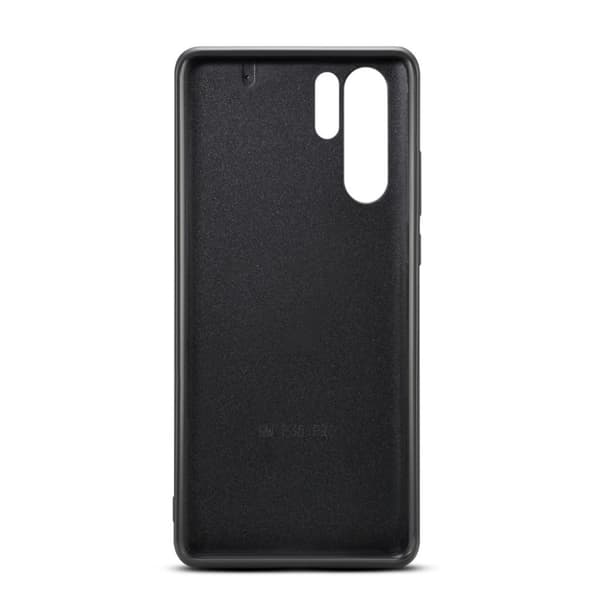 Huawei P30 Pro nahkapäällysteinen kotelo - Tummanharmaa Silver grey