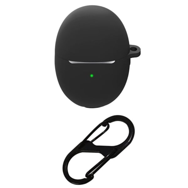 Huawei FreeBuds 5 silikonisuojus soljella - Musta Black