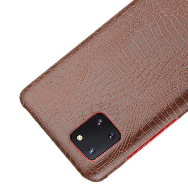 Croco Cover - Samsung Galaxy Note 10 Lite - Brun Brown