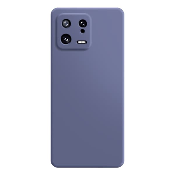 Avfasat gummerat anti-droppskydd för Xiaomi 13 - Grå Blå Blå