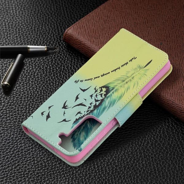 Wonderland Samsung Galaxy S21 Flip Case - kevät Green