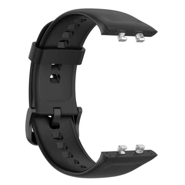 Oppo Watch 3 Pro silicone watch strap - Black Black