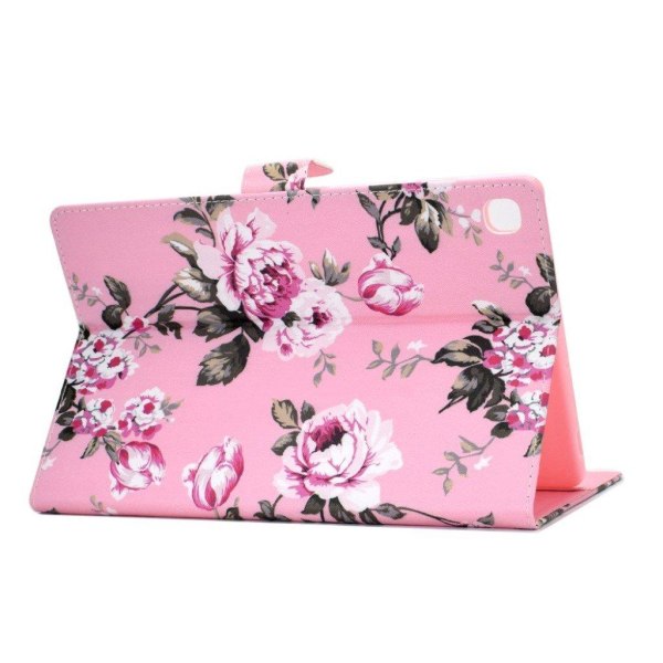 Samsung Galaxy Tab S5e pattern leather case - Flower Rosa