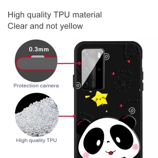 Imagine Huawei P40 kuoret - Panda Multicolor