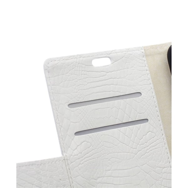 Samsung Galaxy J5 (2017) Fashionable og holdbart læder etui - Hvid White