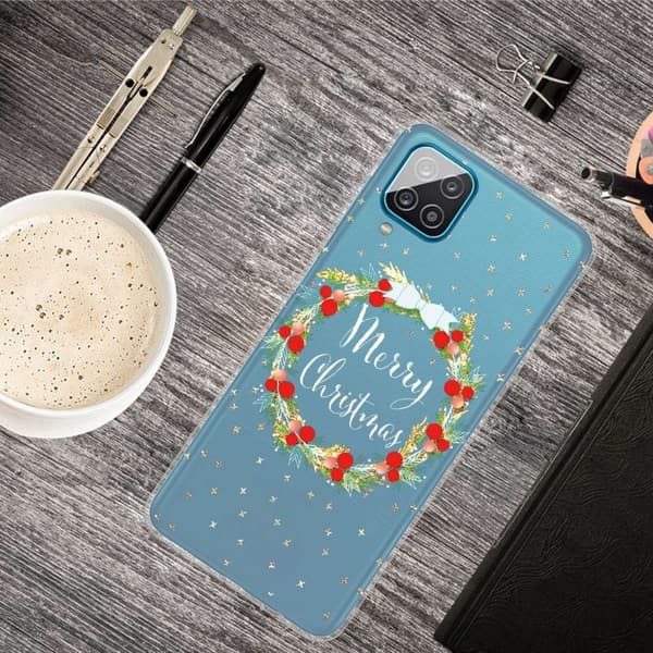 Juleveske til Samsung Galaxy M33 5G - Julekrans Red