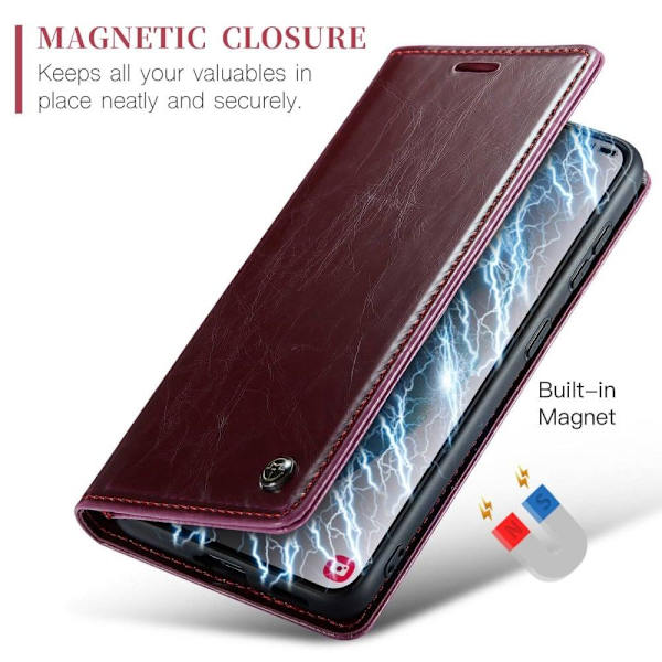 CaseMe Samsung Galaxy S21 Plus 5G Smooth Etui - Rød Red