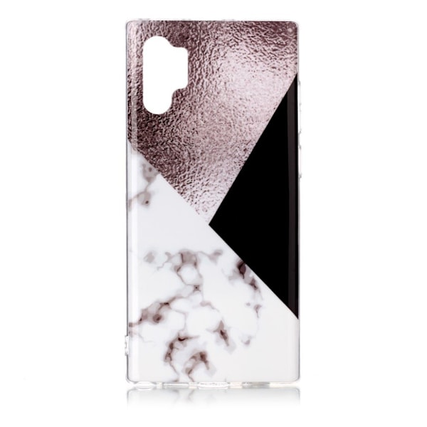 Marble Samsung Galaxy Note 10 Pro kuoret - Ruusu / valkoinen / musta Multicolor
