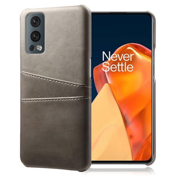 Dual Card Suojakotelo OnePlus Nord 2 5G - Harmaa Silver grey