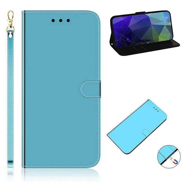 Mirror etui til iPhone 12 Pro Max - Blå Blue