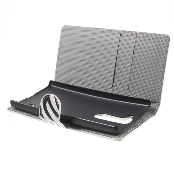 Moberg LG G4c Fodral med Plånbok - Zebra multifärg