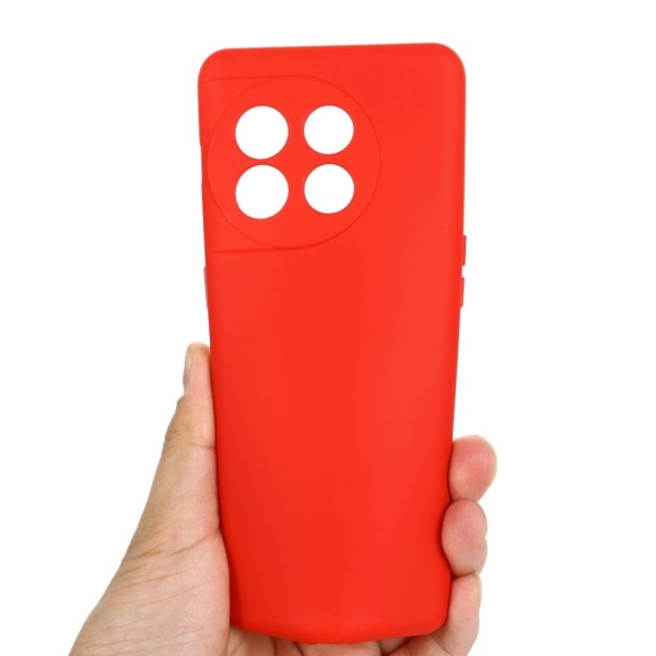 Matte Liquid silikone cover til OnePlus 11 - Rød Red