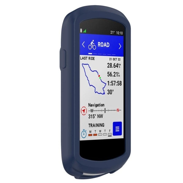 Garmin Edge 1040 silikonisuojus - Keskiyön Sininen Blue