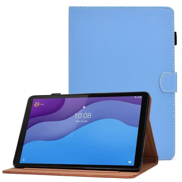 Lenovo Tab M10 (Gen 3) enkelt læderetui - Blå Blue