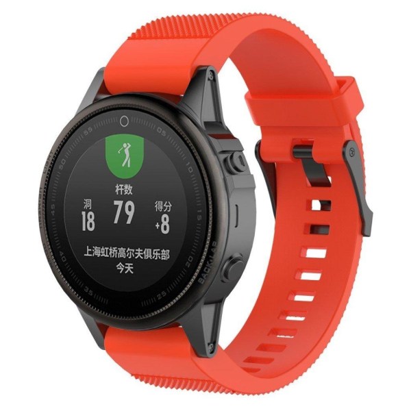 Garmin Fenix 5S klockarmband silikon - Röd Röd