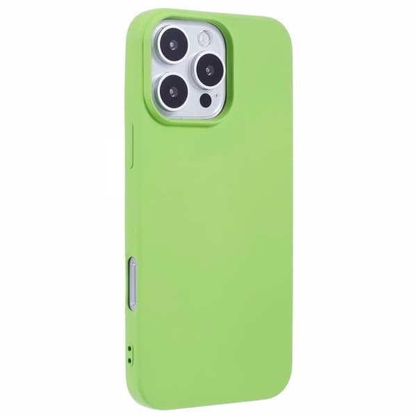 iPhone 16 Pro Fodral Mjukt flexibelt fiberfoder Skyddande telefonskal - Matcha Grön Grön