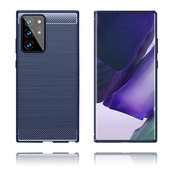 Carbon Flex Etui Samsung Galaxy Note 20 Ultra 5G / 20 Ultra - Blå Blue