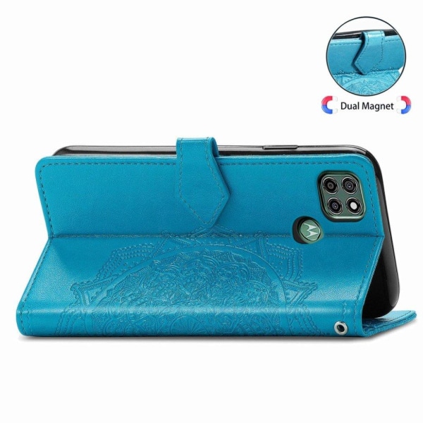 Mandala Motorola Moto G9 Power Flip case - Blue Blue