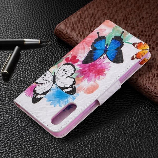Wonderland Sony Xperia L4 flip-etui - Sommerfugl Multicolor