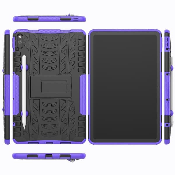Dækmønstret kickstand-etui til Huawei MatePad 10.4 - Lilla Purple