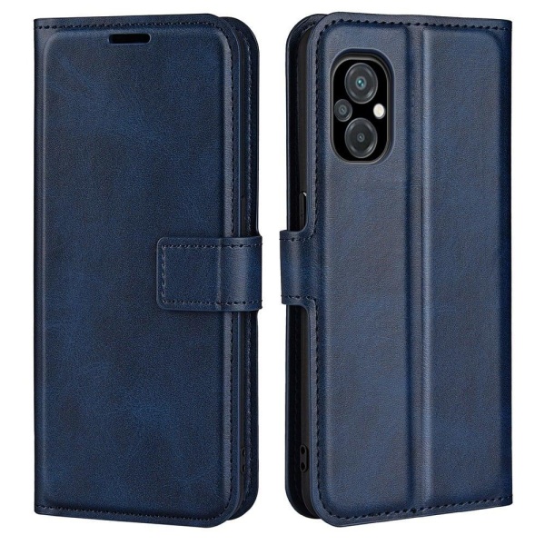 Lompakko Nahkakotelo For Xiaomi Poco M5 - Sininen Blue