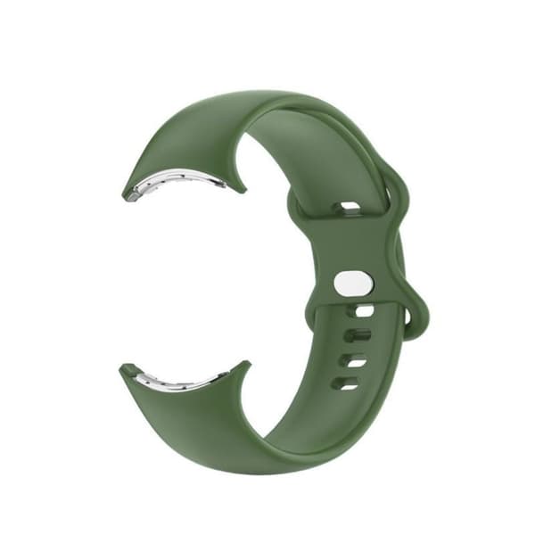 Google Pixel Watch klockarmband i silikon - Midnattsblå Storlek: L Blå
