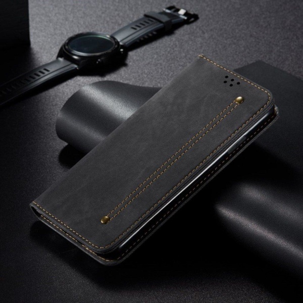 Jeans Xiaomi Mi CC9 Pro / Note 10 / 10 Pro etui - Sort Black