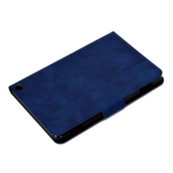 Leather case with stand for Amazon Fire 7 (2022) - Blue Blå