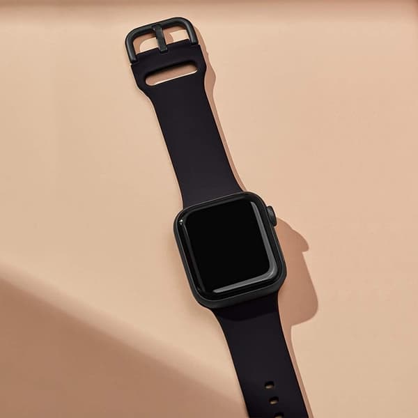 Apple Watch Ultra simple silikonerem - Sort Black