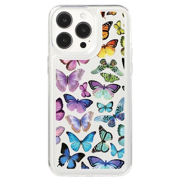 Supertunt och hållbart iPhone 15 Pro Max skal - Stil B multifärg