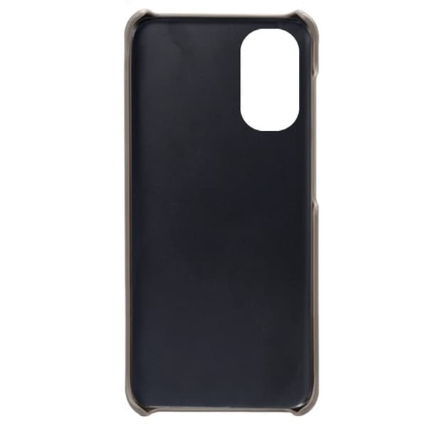 Dual Card Etui Motorola Moto G51 5G - Grå Silver grey