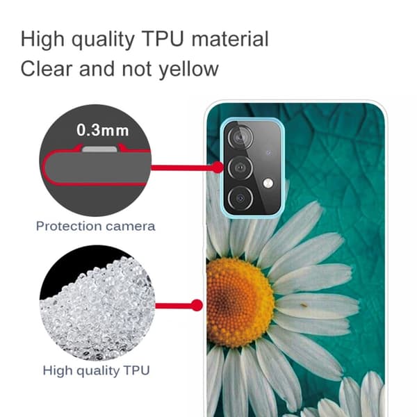 Deco Samsung Galaxy A13 4G skal - Tusensköna multifärg
