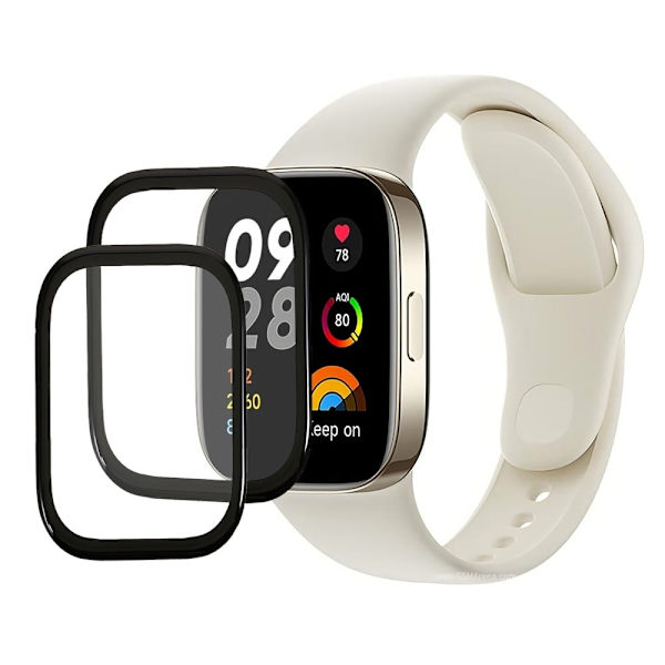 2Pcs Xiaomi Redmi Band 3 HD clear screen protector Transparent