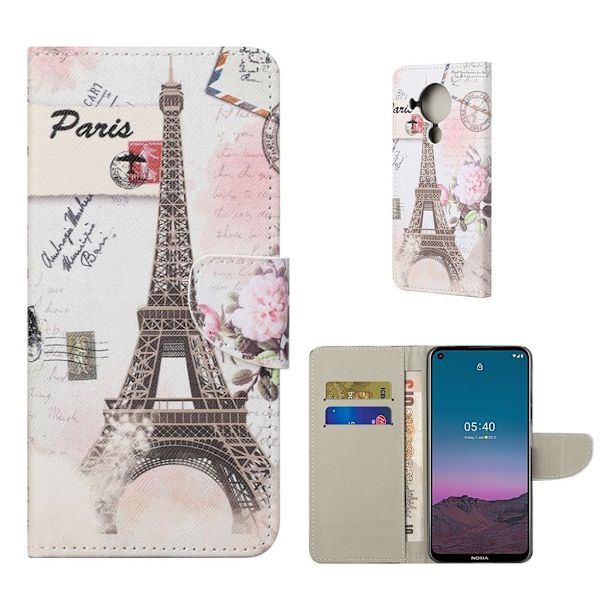 Wonderland Nokia 5.4 Flippetui - Tower Multicolor