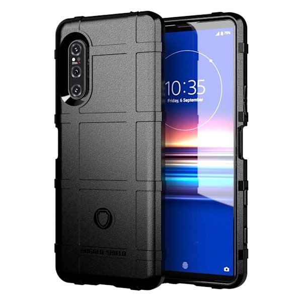 Rugged Shield Sony Xperia 5 II kotelot - Musta Black