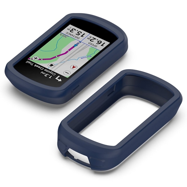 Garmin Edge Explore 2 silikonöverdrag - Midnattsblå Blå