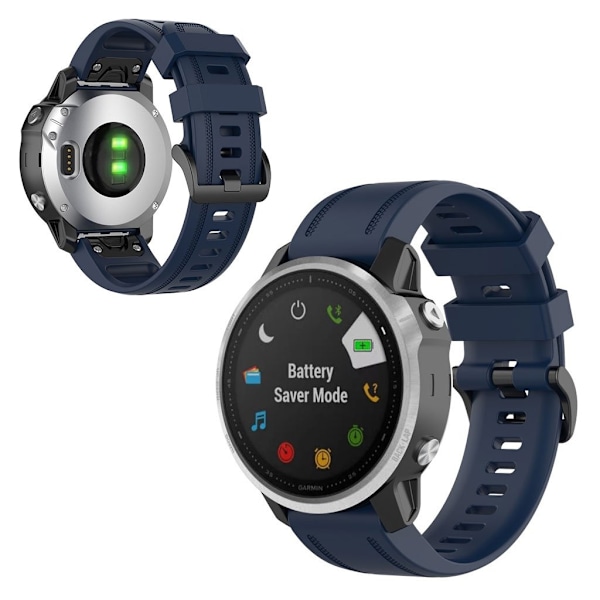 Garmin Fenix 6S hållbar klockarmband - mörkblå Blå
