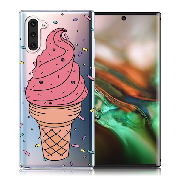 Deco Samsung Galaxy Note 10 skal - Glass multifärg