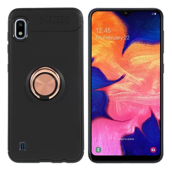 Ringo Samsung Galaxy A10 deksel - Svart / rosegull Pink
