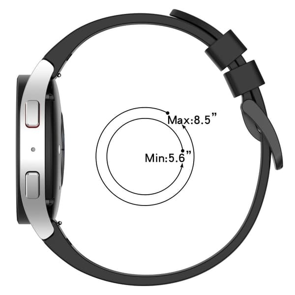 20mm Samsung Galaxy Watch 6 / 6 Classic / 4 / 4 Classic silikonerem - Gul Yellow