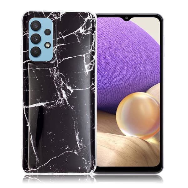 Marble Samsung Galaxy A32 5G Etui - Svart Black