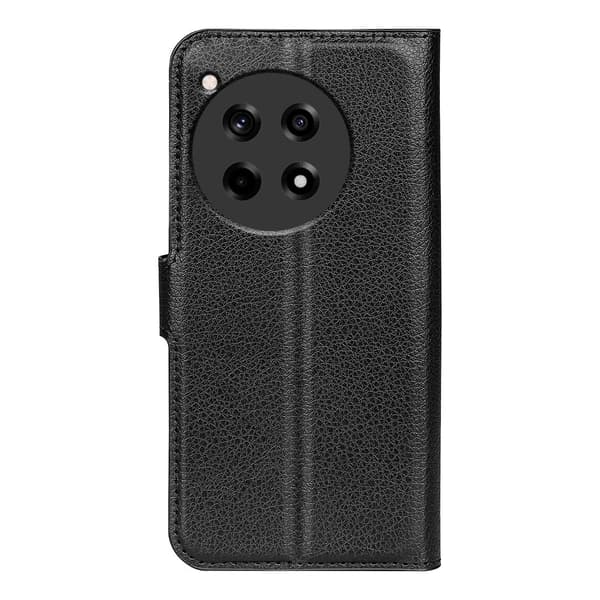 Classic OnePlus 12R / OnePlus Ace 3 flip etui - Svart Black