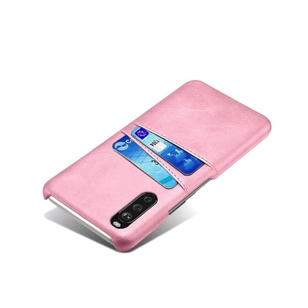 Dual Card Etui Sony Xperia 10 II - Rose Gull Pink