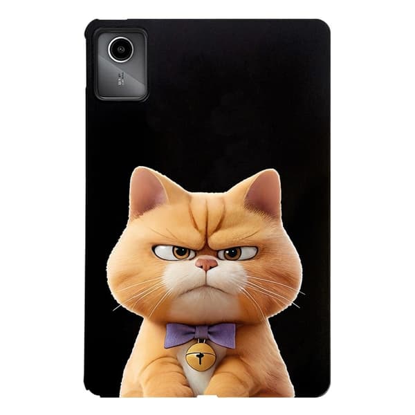 Lenovo Tab M11 Case Pattern Printing Slim Flexible Tablet Protective Cover - Garfield Cat Brown